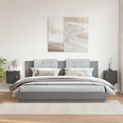 vægskabe 2 stk. 31,5x30x30 cm massivt fyrretræ grå