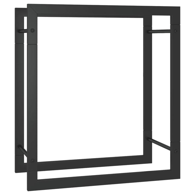 brændestativ 50x28x56 cm stål matsort