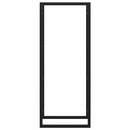 brændestativ 50x28x132 cm stål matsort