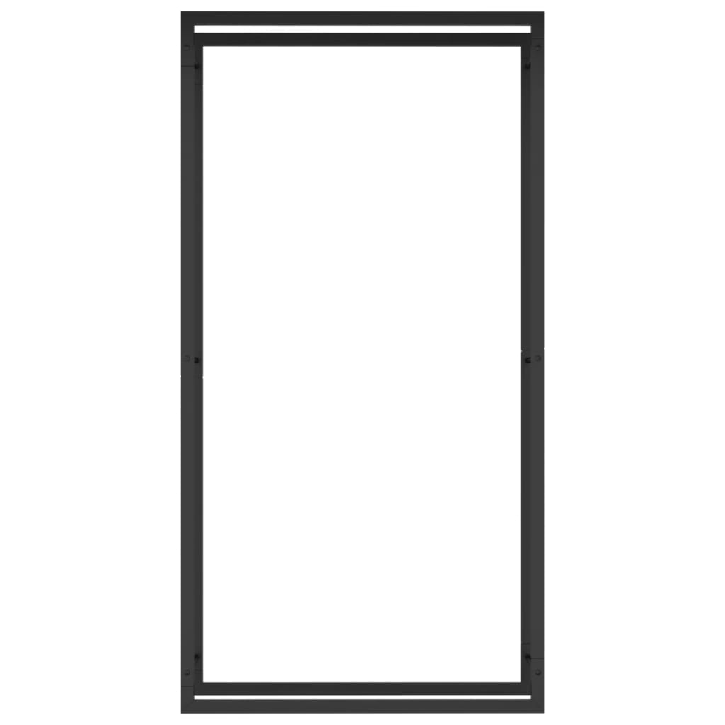 brænderist mat sort 80x28x154 cm stål