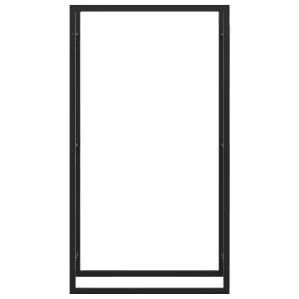 brænderist mat sort 80x28x154 cm stål