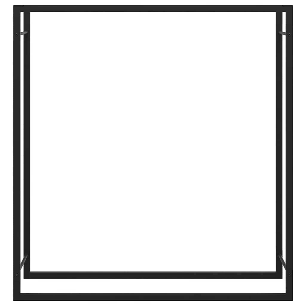 brændestativ 110x28x116 cm stål matsort