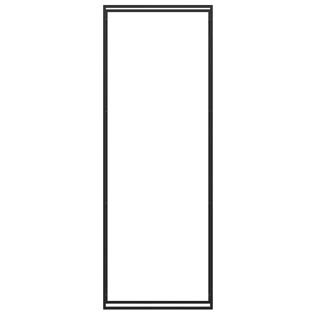 brændestativ 110x28x312 cm stål matsort