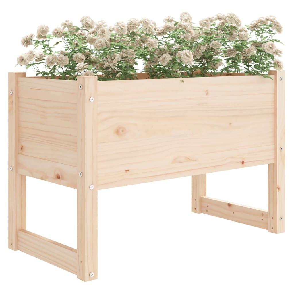 plantekasse 78x40x52 cm massivt fyrretræ