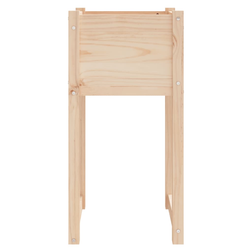 plantekasser 2 stk. 40x40x81 cm massivt fyrretræ