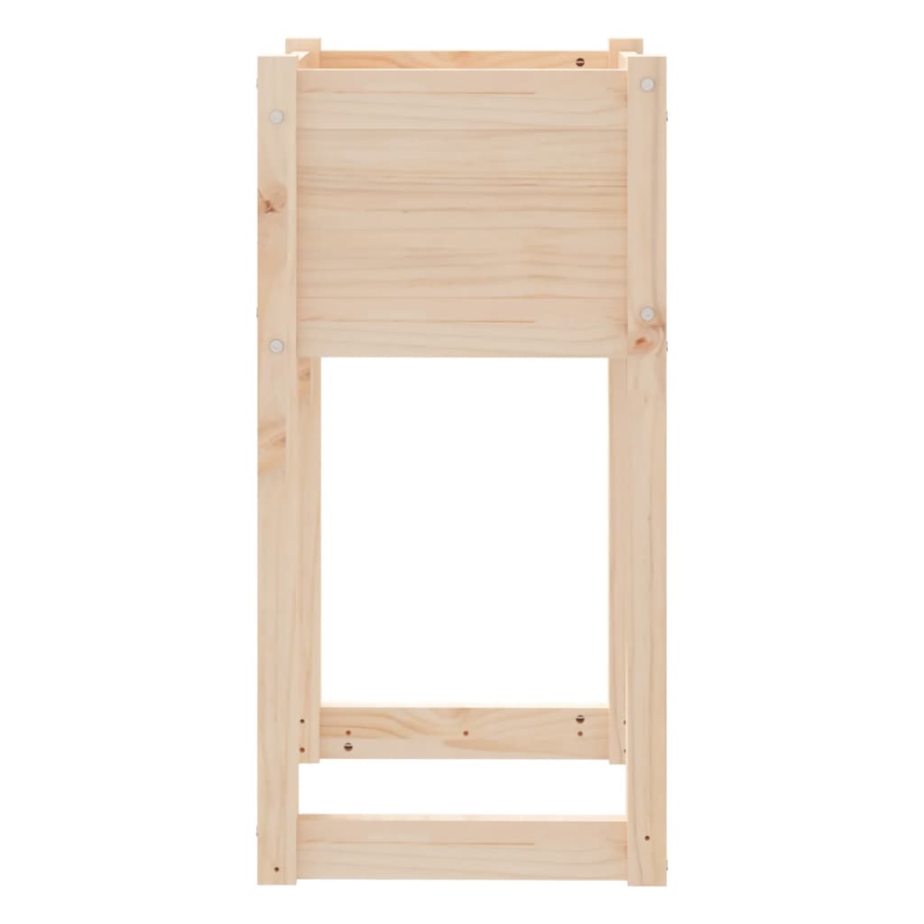 plantekasser 2 stk. 40x40x81 cm massivt fyrretræ