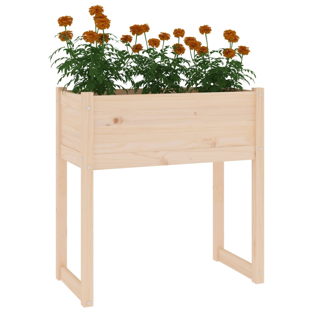 plantekasse 78x40x81 cm massivt fyrretræ