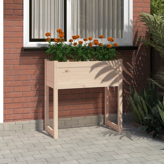 plantekasse 78x40x81 cm massivt fyrretræ