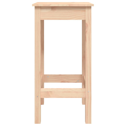 barstole 2 stk. 40x40x78 cm massivt fyrretræ