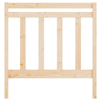sengegavl 95x4x100 cm massivt fyrretræ