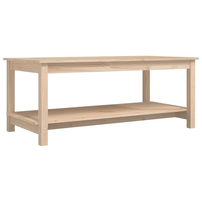 sofabord 110x55x45 cm massivt fyrretræ