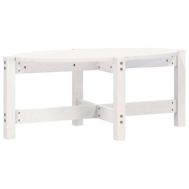 sofabord 87x48x35 cm massivt fyrretræ hvid