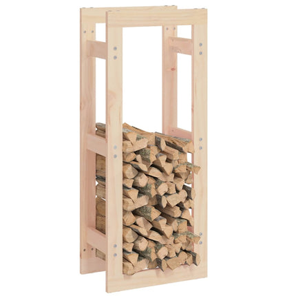 brændestativ 41x25x100 cm massivt fyrretræ