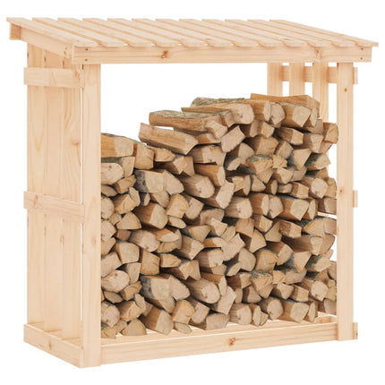 brændestativ 108x64,5x109 cm massivt fyrretræ