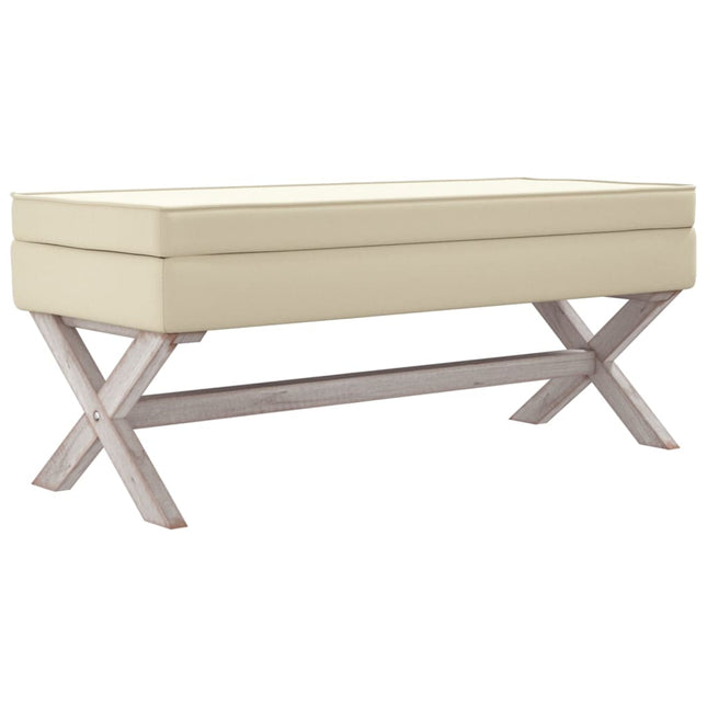 opbevaringsskammel 110x45x49 cm hør