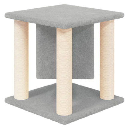 kradsetræ med sisalstolper 37 cm lysegrå
