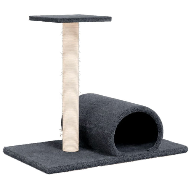 kradsetræ med tunnel 60x34,5x50 cm mørkegrå