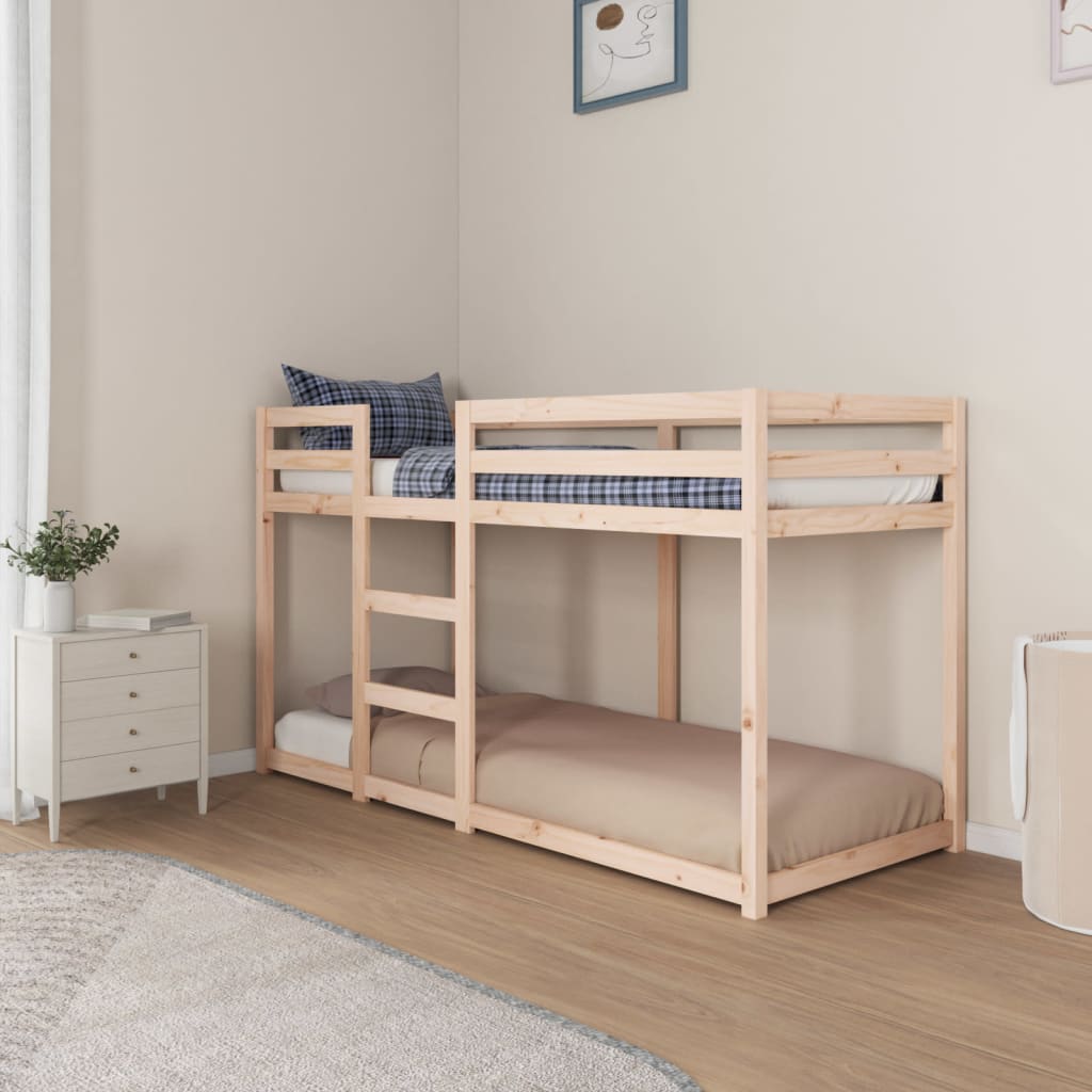 køjeseng 75x190 cm massivt fyrretræ
