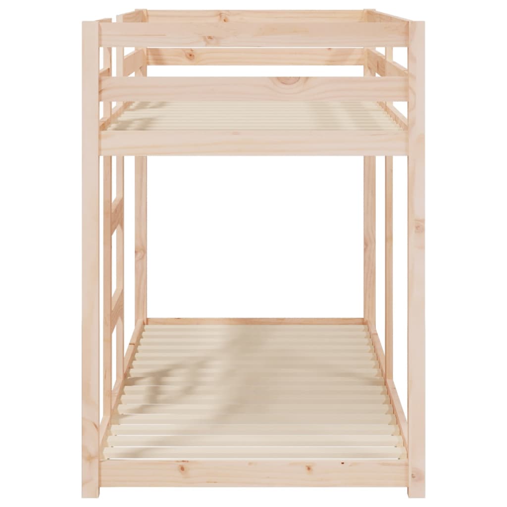 køjeseng 75x190 cm massivt fyrretræ