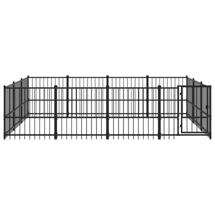 udendørs hundegård 11,58 m² stål