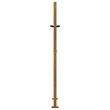 havelåge 100x125 cm cortenstål trædesign