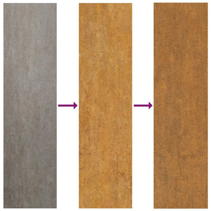 havelåge 100x75 cm cortenstål græsdesign