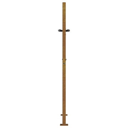 havelåge 100x125 cm cortenstål græsdesign