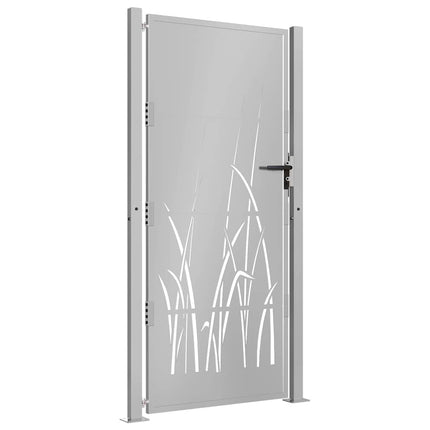 havelåge 100x175 cm cortenstål græsdesign