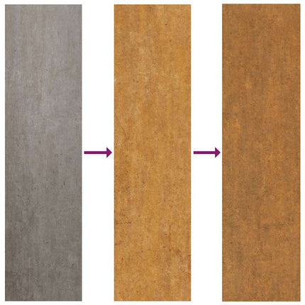 havelåge 100x175 cm cortenstål græsdesign