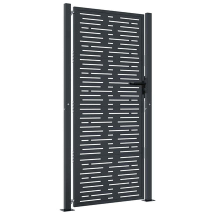 havelåge antracitgrå 100x200 cm stål firkantet design