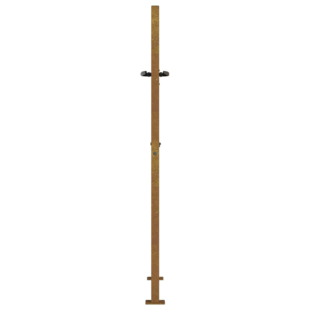 havelåge 100x150 cm cortenstål firkantet design