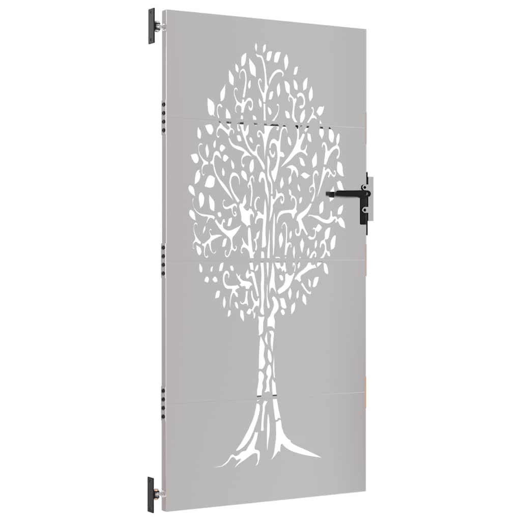 havelåge 85x200 cm cortenstål trædesign