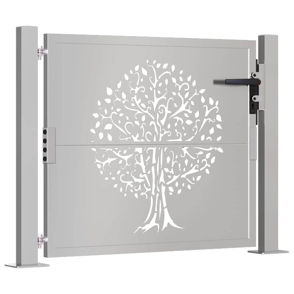 havelåge 100x100 cm cortenstål trædesign