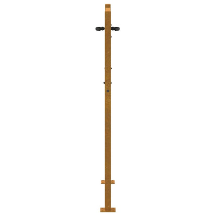 havelåge 100x150 cm cortenstål trædesign