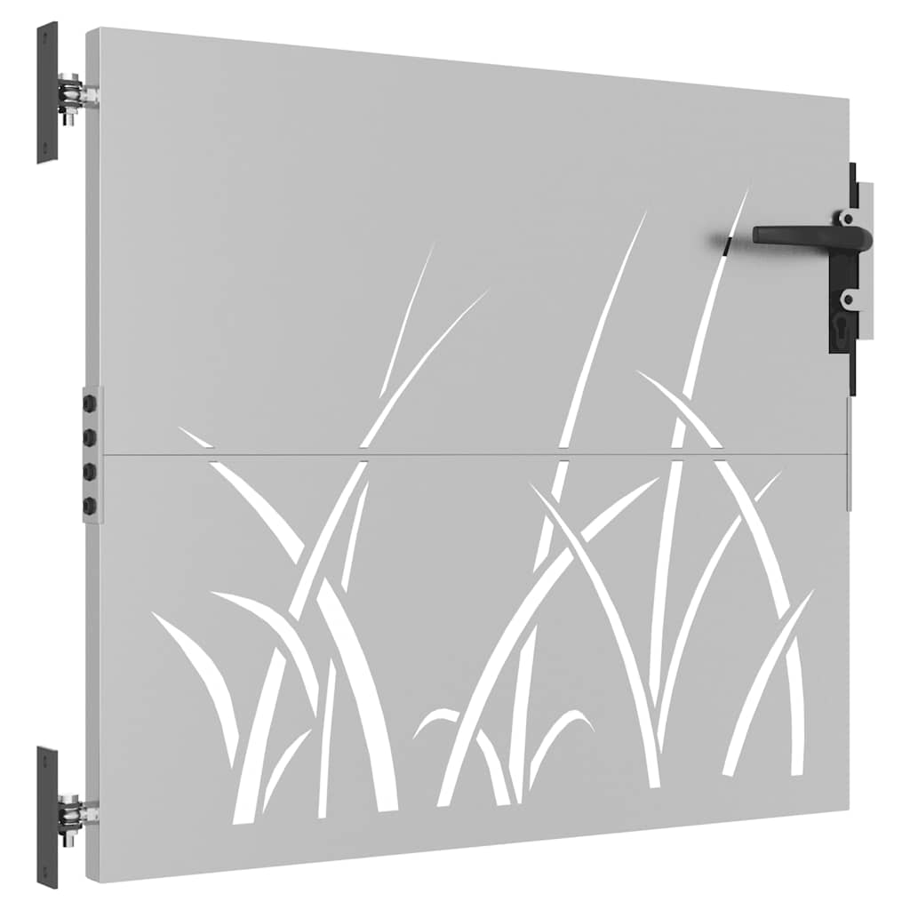 havelåge 85x100 cm cortenstål græsdesign