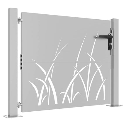 havelåge 100x100 cm cortenstål græsdesign