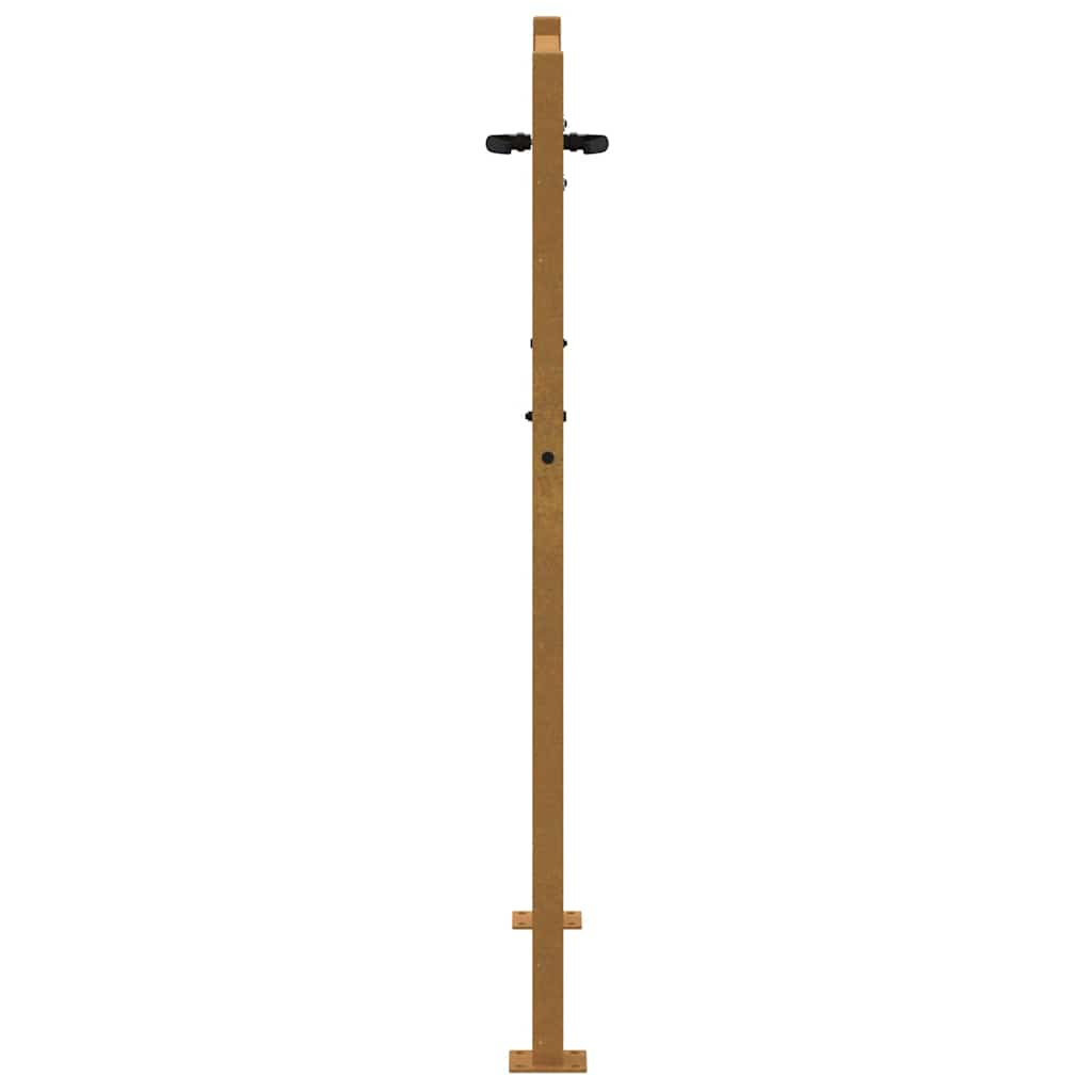 havelåge 100x125 cm cortenstål græsdesign
