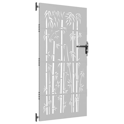 havelåge 85x175 cm cortenstål bambusdesign