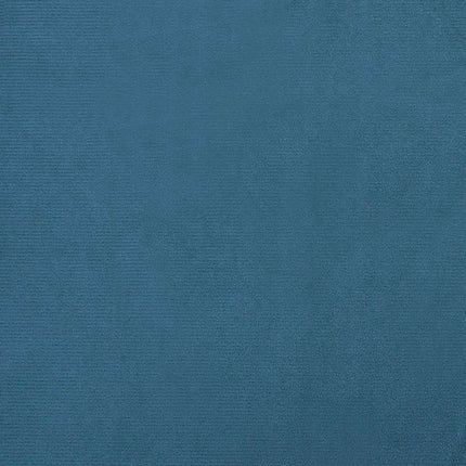 hundeseng 70x45x30 cm velour blå