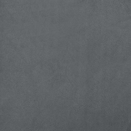 hundeseng 70x45x30 cm velour mørkegrå