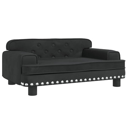 hundeseng 70x45x30 cm velour sort