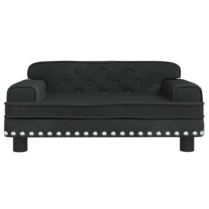 hundeseng 70x45x30 cm velour sort
