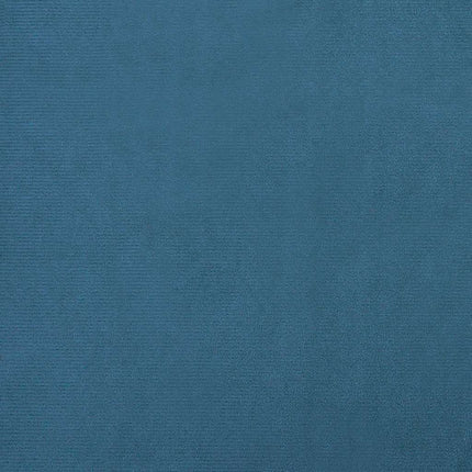 hundeseng 80x45x30 cm velour blå