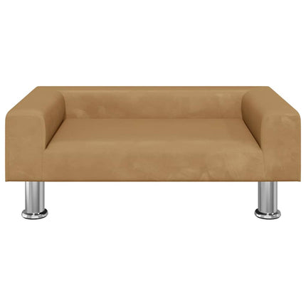 hundeseng 70x45x26,5 cm velour brun