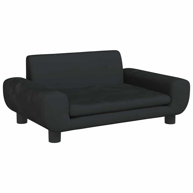 hundeseng 70x45x33 cm velour sort