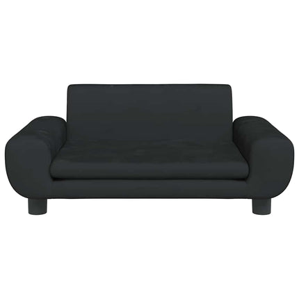 hundeseng 70x45x33 cm velour sort