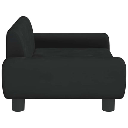 hundeseng 70x45x33 cm velour sort