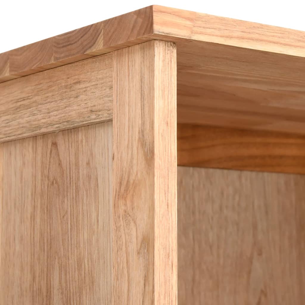 badeværelsesskab 42x29x182 cm massivt valnøddetræ