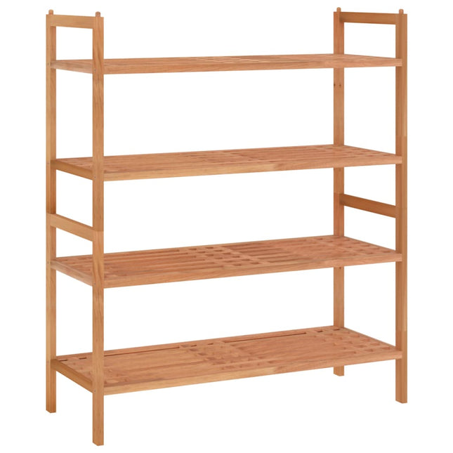 skoreoler 2 stk. 69x27x41 cm massivt træ valnød