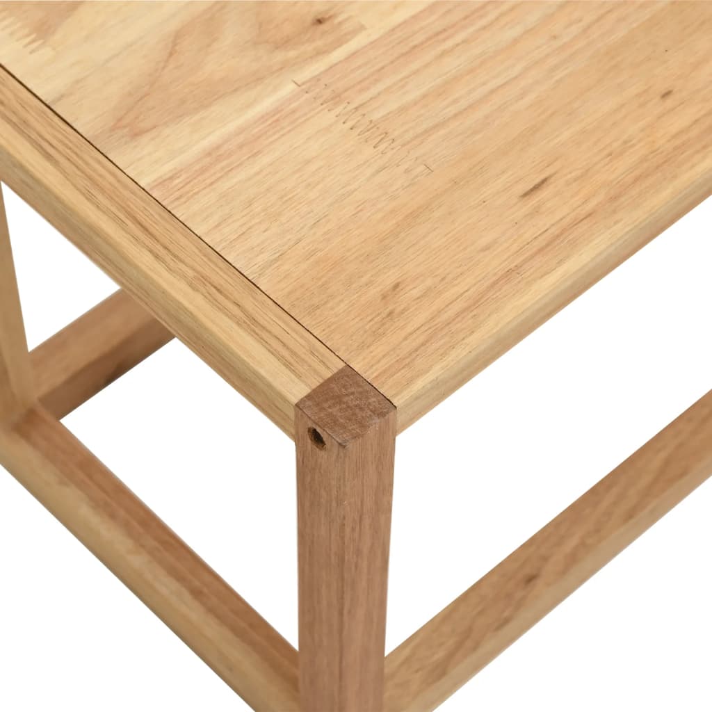 håndklædeholder 60x20x20 cm massivt valnøddetræ